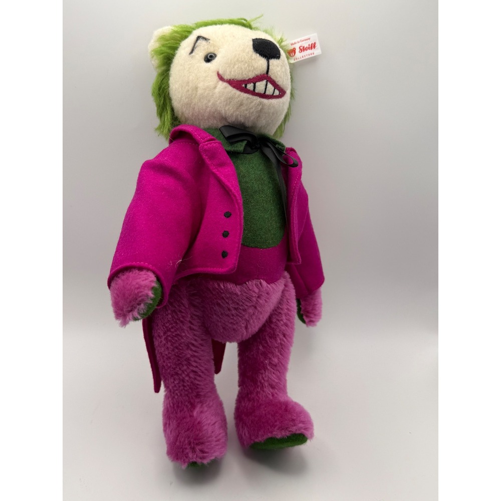 Steiff Batman The Joker Teddy Bear‎ Limited Edition 25 Mohair DC Comics New